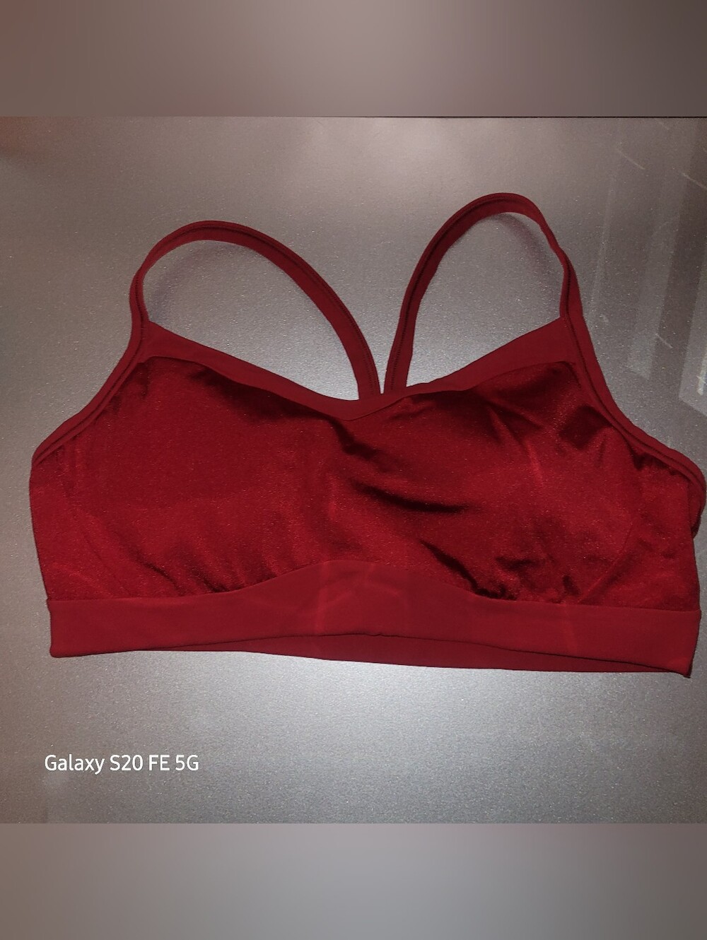 Athleta Crimson Wireless Sports Bralette